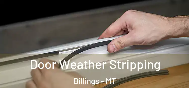  Door Weather Stripping Billings - MT