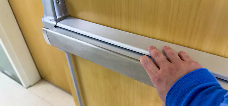 Installing a Push Bar on a Door Billings